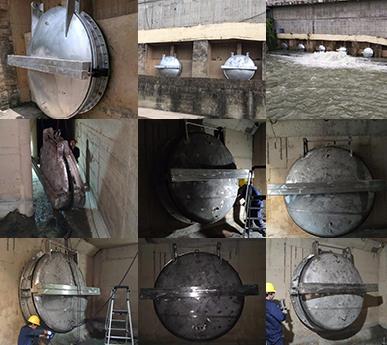 不锈钢液压缓闭拍门 不锈钢液压缓闭拍门